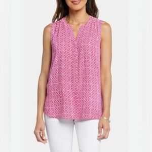 💥Hanna & Gracie Pink and White Blouse M